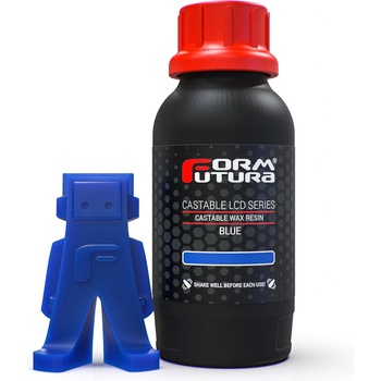 Formfutura Castable LCD Series Castable Wax Resin Blue - 500 g (CSRSLCD-BLUE-00500)