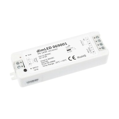 T-LED Přijímač dimLED PR 1KRF 1x8A 069001