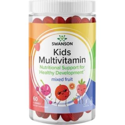 Swanson Kids Multivitamin Gummies | Mixed Fruit [60 Дъвчащи таблетки]
