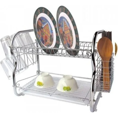 Сушилник за съдове никел 2 нива, 55х37см (g-7010685)