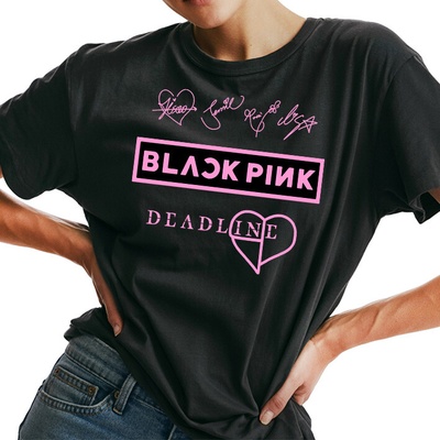 Blackpink Deadline Signatures tričko