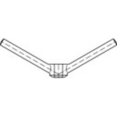 TOOLCRAFT TO-5454786 kolíková matica M20 DIN 80701 mosaz 1 ks