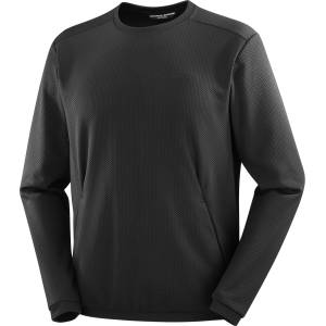 Salomon Мъжка блуза с дълъг ръкав Salomon Motomesh Fleece jumper - Deep Black (216-5461-0212)