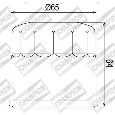 Champion Olejový filtr COF104 | Zboží Auto