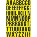 Magnetické písmena – Mix, znak A-Z, výška znakov 23 mm, žltý podklad