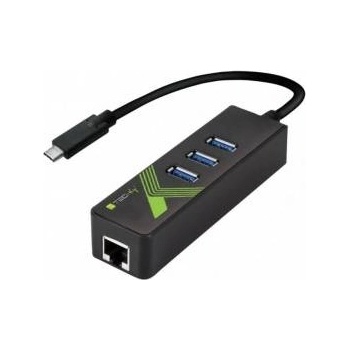 TECHLY Usbc3.0/ether converter 3xusb
