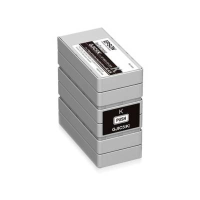 Epson GJIC5(K) Черна мастилена касета ColorWorks C831/GP-M831 (C13S020563)