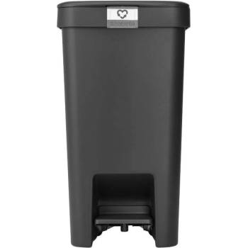 Brabantia 16 л тъмно сив кош за смет с педал Brabantia от серия StepUp (1008479)