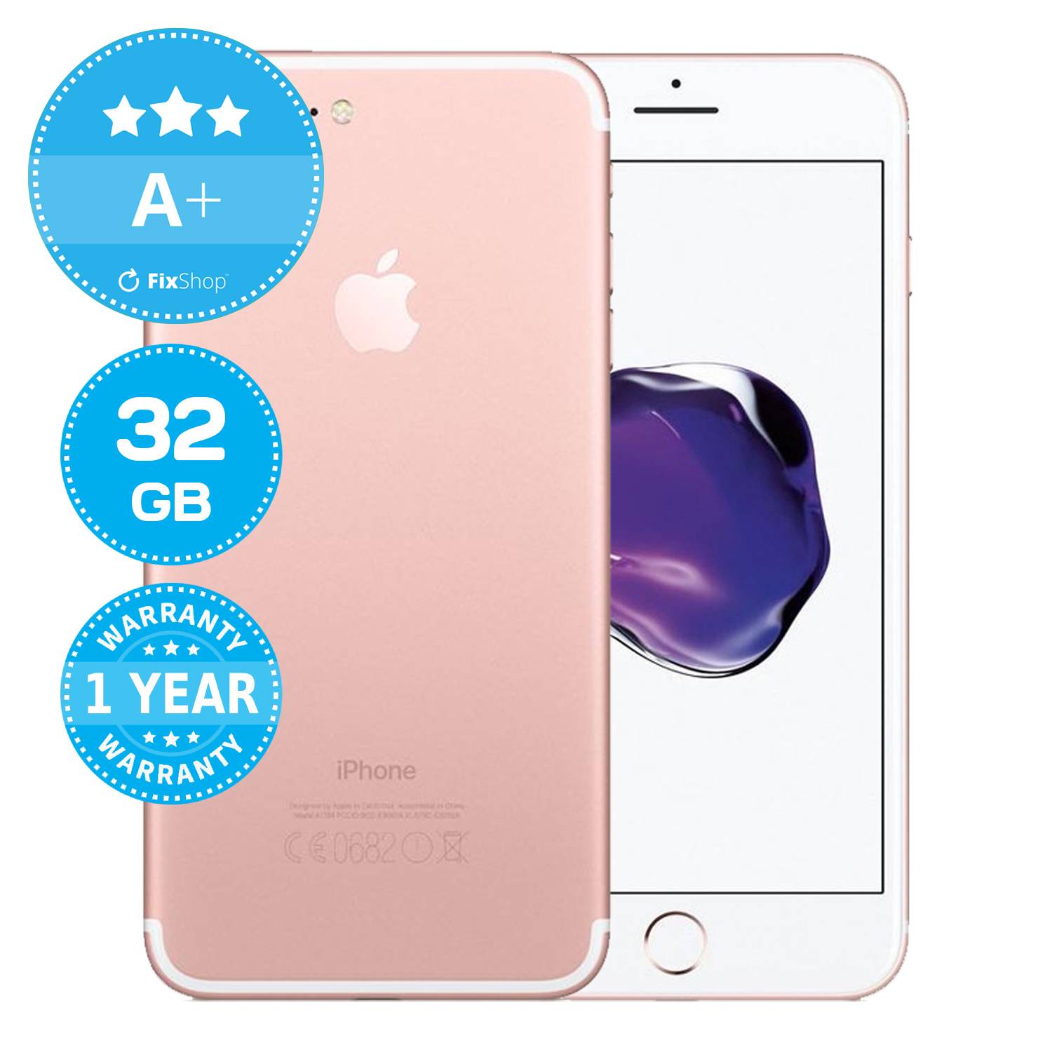 Apple - iPhone7 Rose Gold 32GB SIMフリー　手帳型ケース付き iPhone7 Rose Gold 32GB SIMフリー 手帳型ケース付き