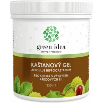 Green idea kaštanový masážny gél na křečové žíly 250 ml