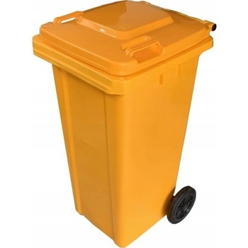 Max C24Y Popolnice 240 L žltá s kolieskami