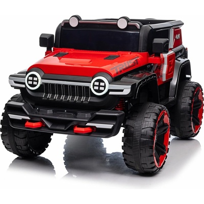 Mamido Trust Adventure dvoumístné 12V 2x25W Elektrické autíčko červená