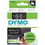 DYMO Лента за машини за надписване, 24 mm x 7 m, DYMO "D1", черно-бяла (53721) Калкулатори