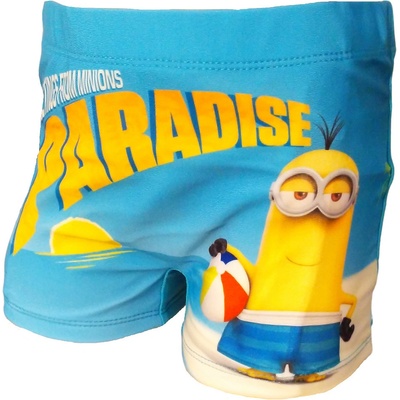 Eplusm Plavky Mimoni Paradise boxerky chlapecké modré