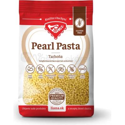 LIANA GOLIAŠ s.r.o. Liana Pearl Pasta Tarhoňa cestoviny bezgluténové, bezvaječné 200 g