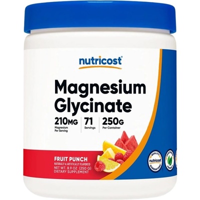 Nutricost Magnesium Glycinate Powder - Flavoured [250 грама] Плодов Пунш