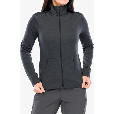 Odlo mikina bez kapuce rozepínací Mid layer full zip GRID FLEECE černá