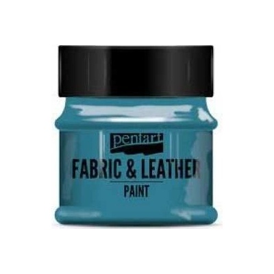 Pentart farba na textil a kožu 50 ml tyrkysovomodrá