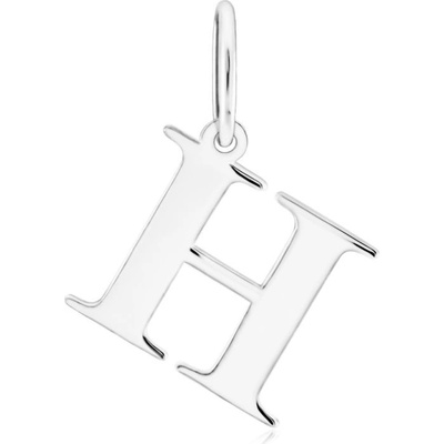 Gemmax Zlatý přívěsek tiskací písmenko písmenko H GUPWN 43491