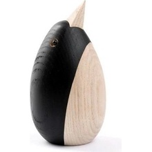 novoform tučňák Penguin Ash Wood Small černá barva přírodní barva