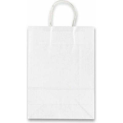 Dárková taška Tinta Unita White Kraft - 260 x 120 x 360 mm