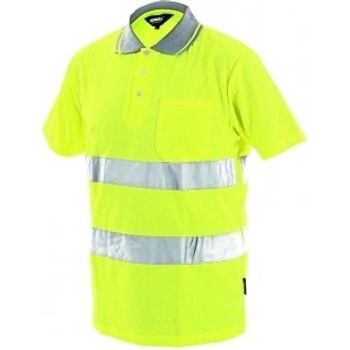 Canis DOVER reflexní tričko s límečkem žluté