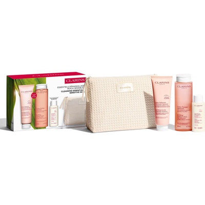 Clarins КОМПЛЕКТ CLARINS Cleansing Essetntials Sensitive Skin Почистваща пяна дамски
