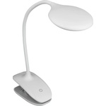 DPMSolid DTLL45W - LED настолна лампа с щипка, акумулаторна, 150 lm, 3000/4000/6500 K, бял (DTLL45W)