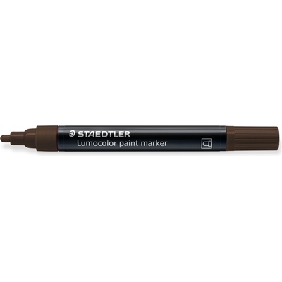 STAEDTLER Маркер Staedtler Lumocolor Paint 349, акрилен, ТЪМНО КАФЯВ (31095-А-ТКАФЯВ)