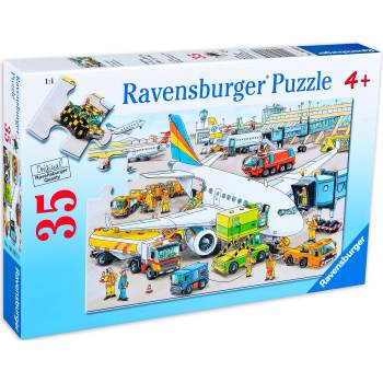 Image 1 of Ravensburger Пъзел Ravensburger от 35 части - Натоварено летище (08603)