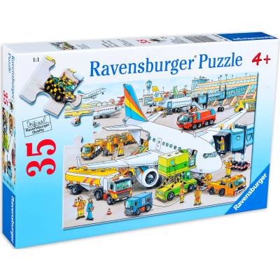 Ravensburger Пъзел Ravensburger от 35 части - Натоварено летище (08603)