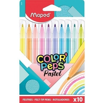 Maped Флумастери MAPED Color Peps Pastel 10 цвята