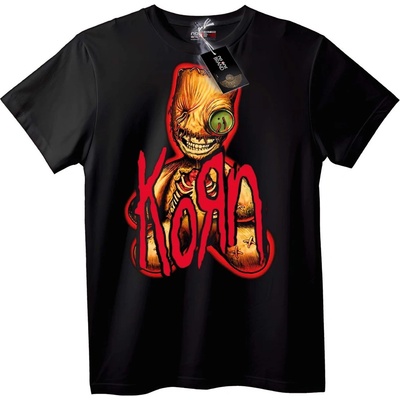 NOONEBRAND Тениска Korn Банд - 4XL, Black