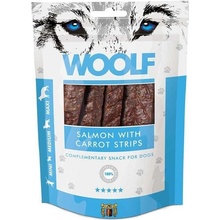 Woolf Salmon & Carrot Strips 100 g