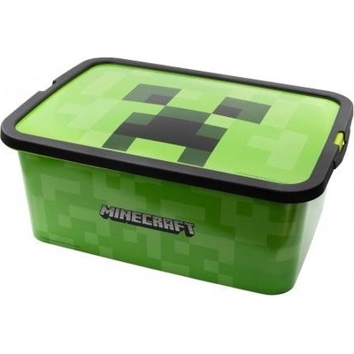 STOR Plastový úložný box Minecraft 13L 04405