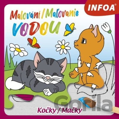 Maľovanie vodou Kočky