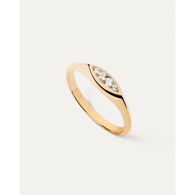 PDPaola prsten se zirkony Gala Vanilla AN01 A52