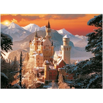 Trefl Neuschwanstein v zimě Německo 3000 dílků
