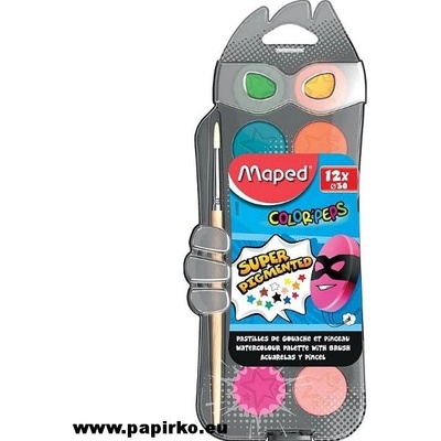 MAPED 0144/9811520 vodové barvy 12 barev – Zboží Dáma