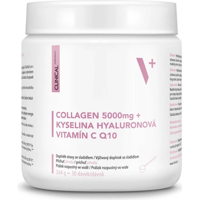 Clinical Collagen 5000 mg + kyselina Hyaluronová + vitamin C & Q10 264 g