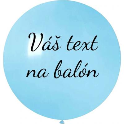 Personal Svet balonku Balón s textem Světle modrý 80 cm