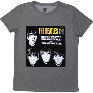 The Beatles VJ Secret Sleeve Grey S Дамски Риза (BEATTEE630LG01)