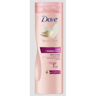 Dove Body Love Care+Radiant Glow dámske telové mlieko 400ml