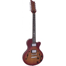 Dimavery LP-612 E-Guitar flamed