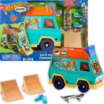 Hot Wheels Skate Tony Hawk SKATE VAN RAMPA S SKATEBOARDEM JGG91 SKATE PARK