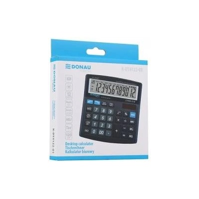 Donau Tech Office calculator 12 digits. black DONAU