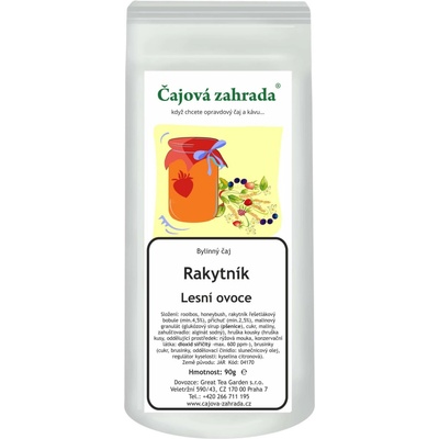 Čajová zahrada Rakytník & Lesní ovoce rooibos čaj 500 g