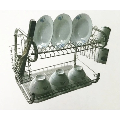 Сушилник за съдове 2 нива - 42 см. никел (И02-13137)