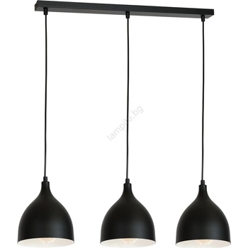 Luminex Пендел NOAK 3xE27/15W/230V черен (LU6223)