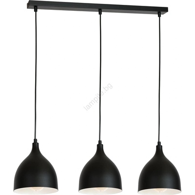 Luminex Пендел NOAK 3xE27/15W/230V черен (LU6223)